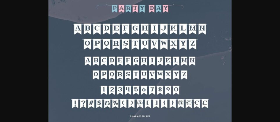 Party Day Font Poster 6