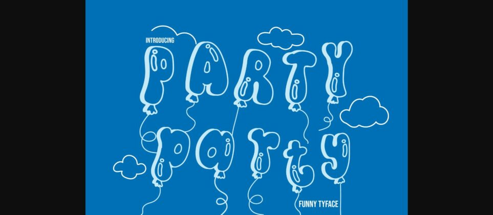 Party Font Poster 7