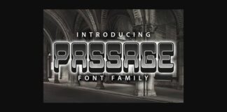 Passage Font Poster 1