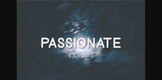 Passionate Font Poster 1