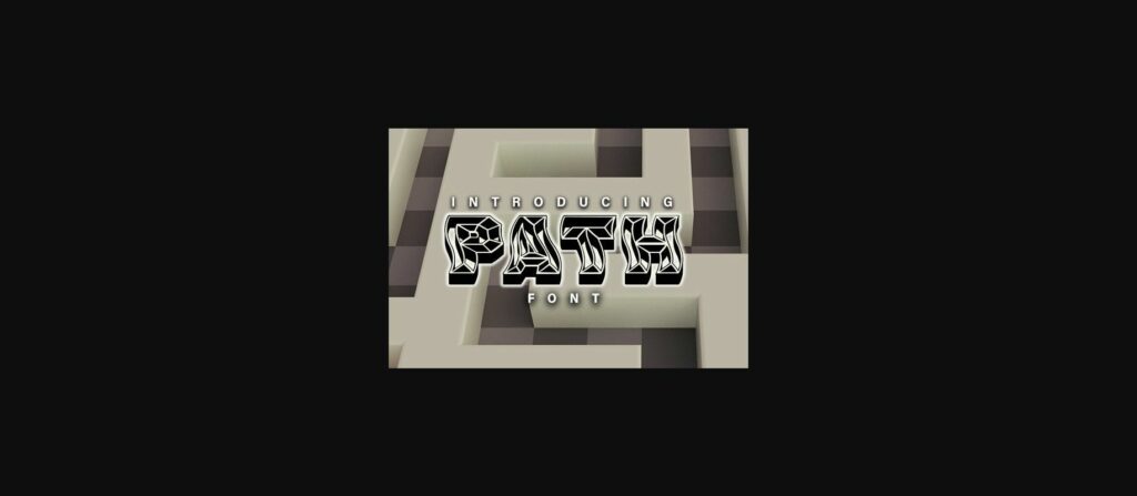 Path Font Poster 3