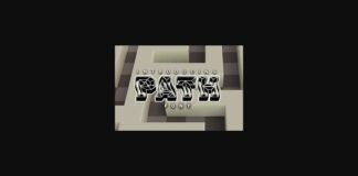 Path Font Poster 1