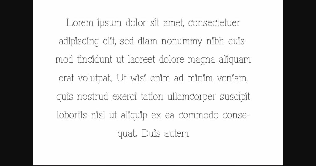 Patina Light Font Poster 5