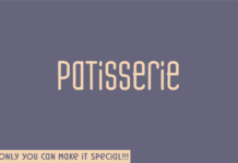 Patisserie Font Poster 1