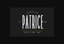 Patrice Font Poster 1