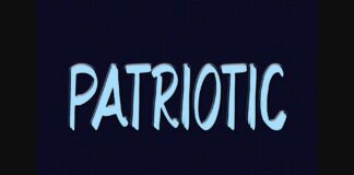 Patriotic Font Poster 1