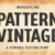 Pattern Vintage Font