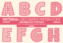 Patterna Font Poster 1