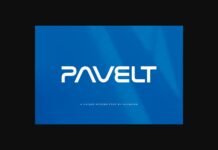 Pavelt Font Poster 1