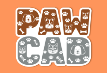Paw Cad Font Paw Cad Font Poster 1
