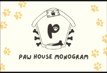 Paw House Monogram Font Poster 1