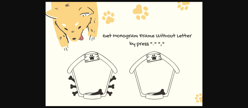 Paw House Monogram Font Poster 6