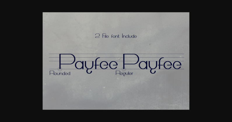 Payfee Font Poster 5
