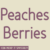 Peaches Berries Font