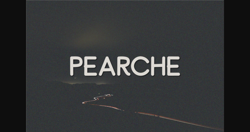 Pearche Font Poster 3