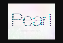 Pearl Font Poster 1