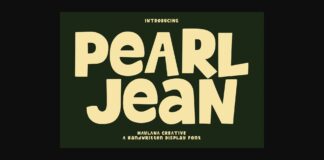 Pearl Jean Font Poster 1