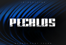 Pecalos Font Poster 1