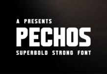 Pechos Font Poster 1