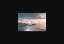 Peinbolf Font Poster 1