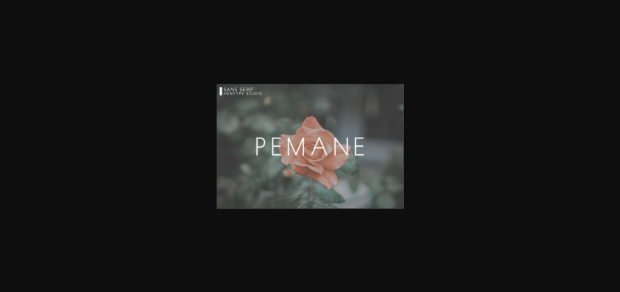 Pemane Font Poster 3