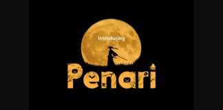 Penari Font Poster 1