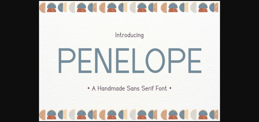 Penelope Font Poster 3