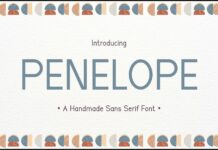 Penelope Font Poster 1
