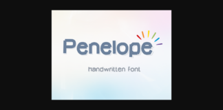 Penelope Font Poster 1