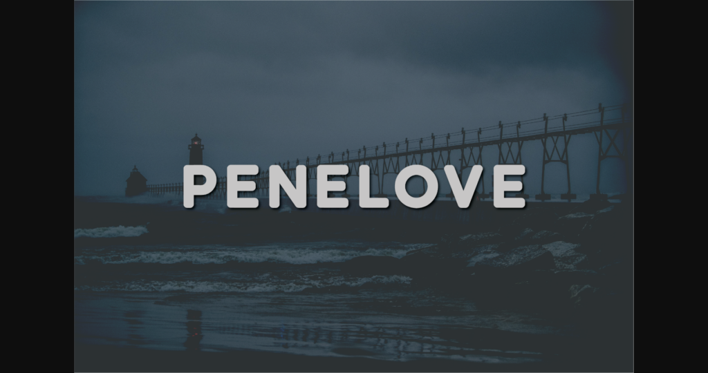 Penelove Font Poster 3