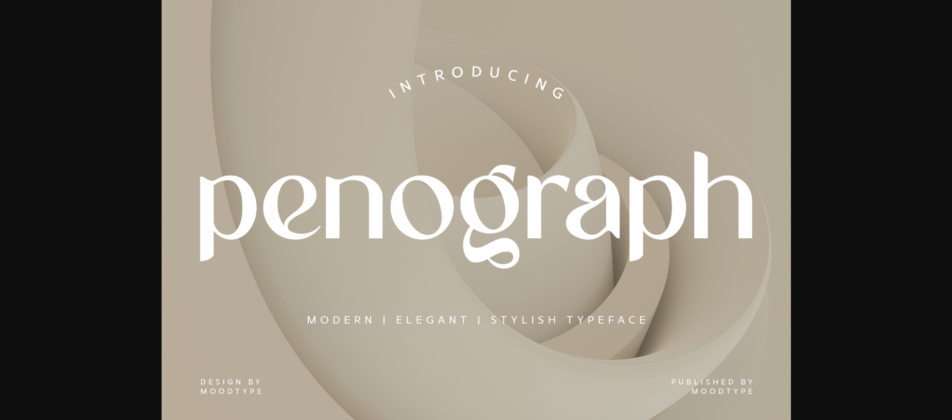 Penograph Font Poster 3