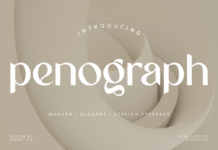 Penograph Font Poster 1