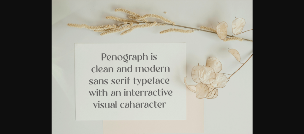 Penograph Font Poster 4