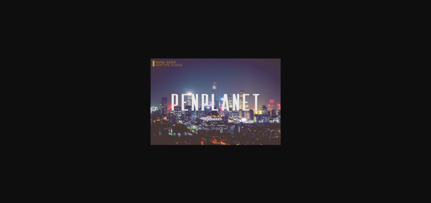 Penplanet Font Poster 3