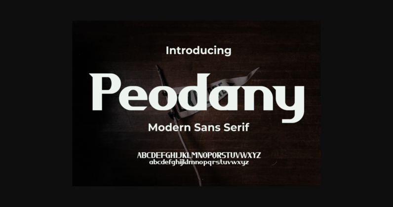 Peodany Font Poster 1