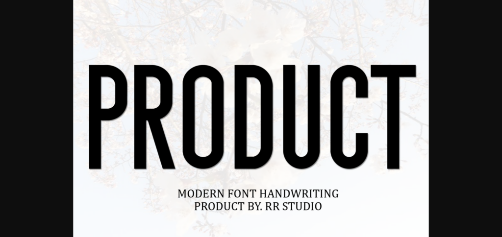 People Font Poster 7
