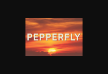 Pepperfly Font Poster 1