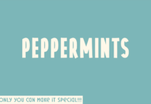 Peppermints Font Poster 1
