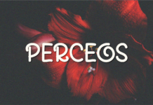 Perceos Font Poster 1