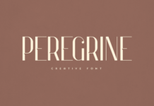 Peregrine Font Poster 1