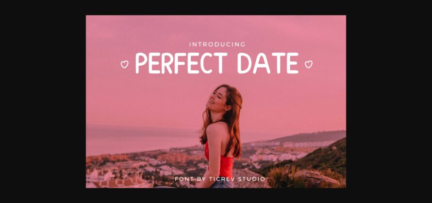 Perfect Date Font Poster 3