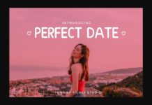 Perfect Date Font Poster 1