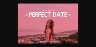 Perfect Date Font Poster 1