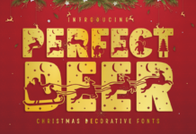 Perfect Deer Font Poster 1