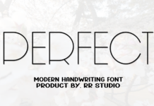 Perfect Font Poster 1