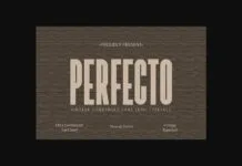 Perfecto Font Poster 1