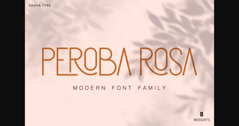 Peroba Rosa Font Poster 3