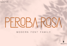 Peroba Rosa Font Poster 1