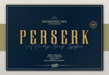 Perserk Font Poster 1