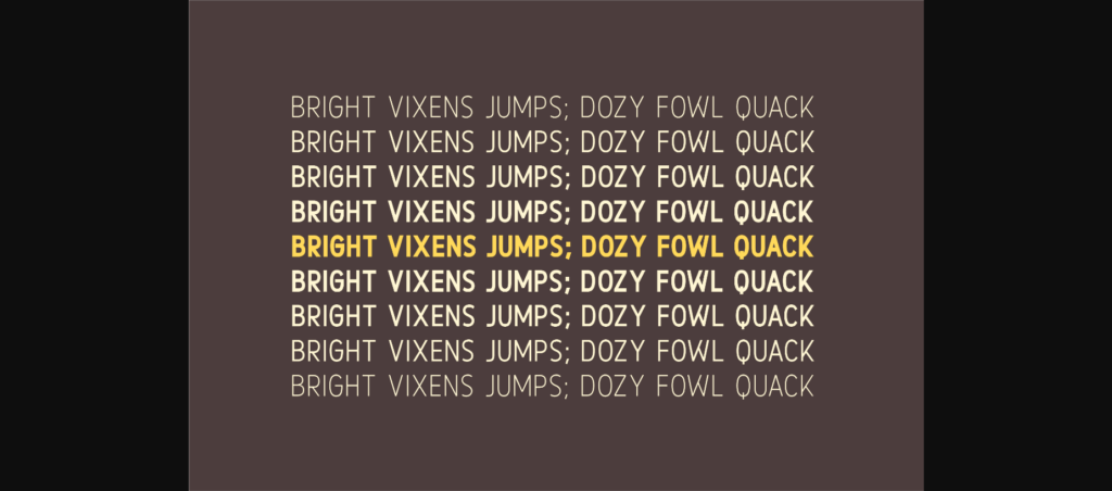 Persimmon Font Poster 5